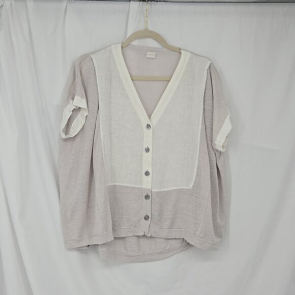 Poetry Linen Button-Down Top - Picture 2 of 10